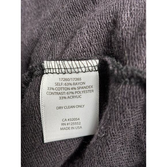 Anthropologie Dolan Knit Sweater Womens Sz XL Black Cardigan Ruana Aztec Tribal - Picture 4 of 7